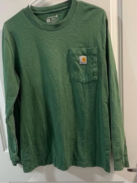 Carhartt Other - Carhartt Forest Green Long Sleeve Pocket Shirt
